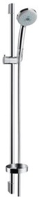 Doccetta con flessibile doccia e barra di scorrimento HANSGROHE Croma 100 in abs cromo anticalcare 3 getti