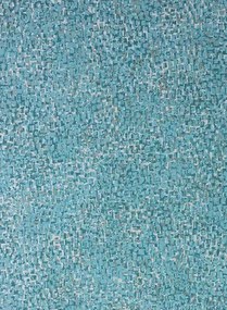 Tapete Tesserae von Osborne & Little - Aqua/ Peacock/ Gilver
