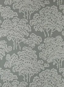 Farrow & Ball Carta da parati Hornbeam - Pigeon/ Mizzle/ Silver