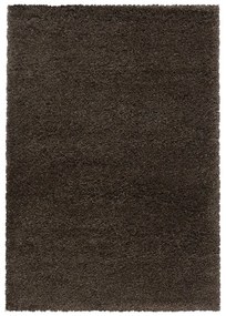 Tappeto marrone scuro 60x110 cm Fluffy - Ayyildiz Carpets