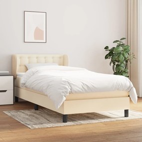 Giroletto A Molle Con Materasso Crema 80x200 Cm İntessuto /