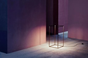 Flos Ipnos Outdoor Lampada da terra H.70 cm da esterno a luce diffusa in alluminio anodizzato satinato Nero