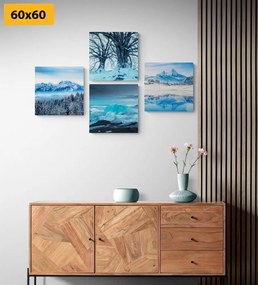 Set di quadri – Regno innevato