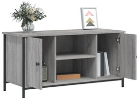 Mobile porta tv grigio sonoma 100x40x50 cm in legno multistrato