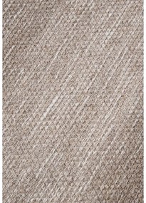 Passatoia beige tessuta a mano in misto lana 80x200 cm Pradesh Linen White - Elle Decoration