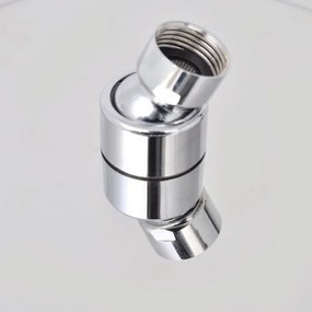 Kamalu - Soffione doccia quadrato 20x20 in acciaio inox ultraslim | SD20
