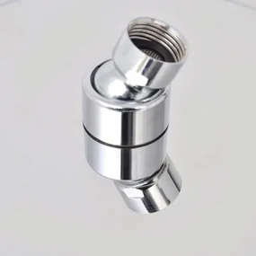 Kamalu - Soffione doccia quadrato 20x20 in acciaio inox ultraslim | SD20