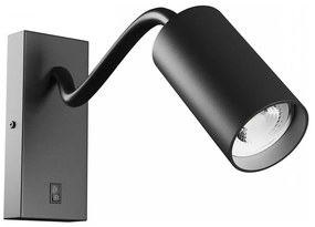 Faretto da parete SQUALLA VARIOSA 1xGU10/10W/230V nero