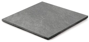 Lastra di cemento Museo Ardesia in gres naturale grigio L 60 x L 60 cm, spessore 20 mm