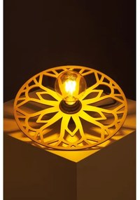 Lampadario a sospensione con filo FALCO 1xE27/60W/230V diametro 30 cm beige