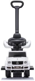 Bici a spinta Mercedes G350d 3in1 2xAA bianco/nero