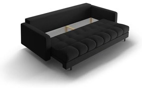 Divano nero allungabile/con contenitore 222 cm Bali – Cosmopolitan Design