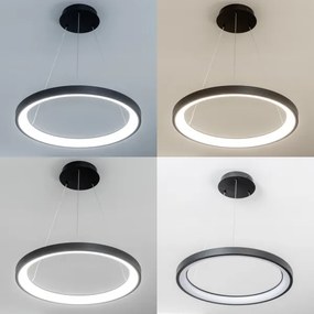 Brilagi - Lampada a sospensione dimmerabile su cavo FALCON SLIM LED/42W/230V Ø 50 cm nero + telecomando