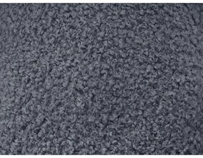 Divano grigio scuro con rivestimento in bouclé 232 cm Hippolyte – Bobochic Paris