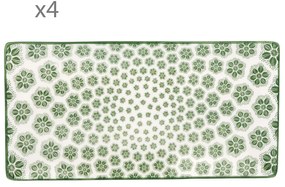 Set 4 ciotole puntini blu porcellana Hanami