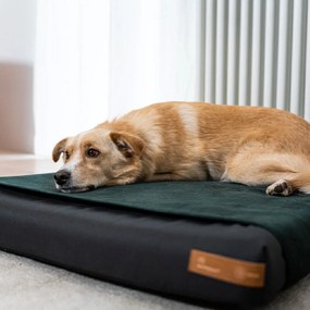 Materasso ortopedico nero per cani 110x90 cm Ori XXL - Rexproduct
