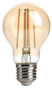 Lampada LED E27 8W a Filamento Ambrata, Dimmerabile - A60 Colore Bianco Caldo 2.500K