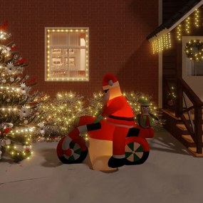 Babbo Natale Gonfiabile con LED per Decorazioni Natalizie, 156 cm / Con Led