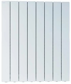 Radiatore acqua calda PRODIGE MODERN in alluminio, 8 elementi, interasse 700 mm, bianco
