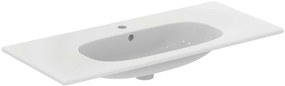 Ideal Standard Tesi T350801 Lavabo Top 100x45 con Foro centrale Bianco lucido