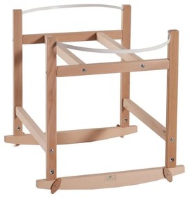 Ahojbaby Cavalletto a dondolo per cesta di Mosè per bambino Rocking Baby non laccato