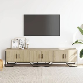 Mobile porta tv rovere sonoma 180x34x41 cm legno multistrato