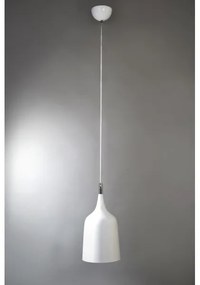 Searchlight 27014 - Lampadario a sospensione con filo 1xE27/60W/230V bianco