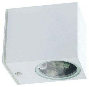 Applique Quadrata Monodirezionale IP65 - GU10 Bianco