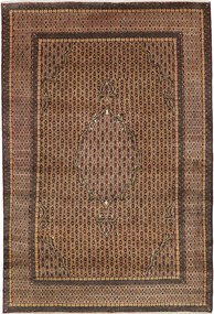 Moud Tappeto 210x140 Marrone (Iran) Annodato A Mano
