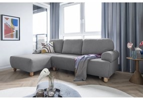Divano letto angolare grigio (angolo sinistro) Bouncy Olli - Miuform