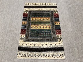 Gabbeh Tappeto 90 x 140 Marrone (Iran) Annodato A Mano
