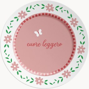 Piatto da dessert in porcellana Cuore Leggero
