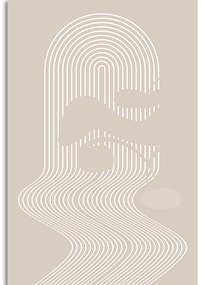 Quadro su tela – Motivo unico dell'arcobaleno Mid-Century