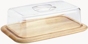 Contenitore per formaggi con vassoio in legno di caucciù Harriet