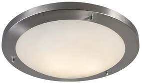 Plafoniera moderna in acciaio 41 cm IP44 - Yuma