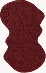 Tappeto in lana fatto a mano dalla forma particolare Aliza