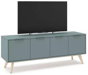 Mobile TV verde-grigio 140x53 cm Pisco - Marckeric