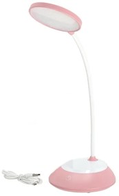 LED Lampada da tavolo ricaricabile dimmerabile VISUA LED/5W/5V 3000-5000K rosa