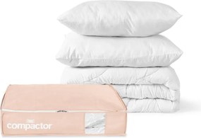 Organizer per sottoletto sottovuoto in plastica 65x45x15,5 cm Pink Edition – Compactor