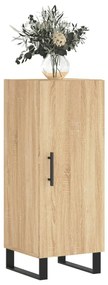 Credenza rovere sonoma 34,5x34x90 cm in legno multistrato