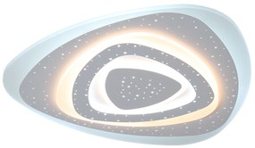 Plafoniera LED design Stecy, bianco