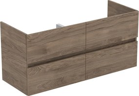 Mobile a sospensione per sottolavabo in noce naturale 120x55 cm Eurovit+ - Ideal Standard