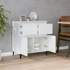 Credenza bianca 60x35x70 cm in legno multistrato