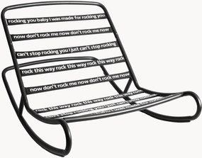 Sedia a dondolo da giardino Rock'n Roll