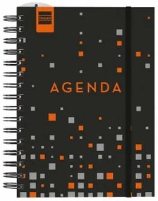 Agenda Finocam Pixel Multicolore Quarto 15,5 x 21,5 cm 2024-2025