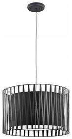 Lampadario a sospensione con filo HARMONY BLACK 3xE27/60W/230V