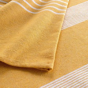 Copriletto giallo 220x240 cm Adele - douceur d'intérieur