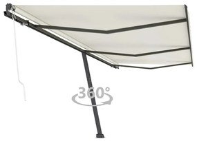 Tenda Da Sole Autoportante Automatica 600x300 Cm Crema /