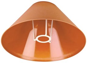 Paralume di ricambio per lampada da tavolo E14 21x11 cm arancione