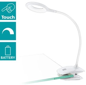 Eglo 97077 - Lampada LED dimmerabile con clip CABADO 1xLED/3W/5V bianco